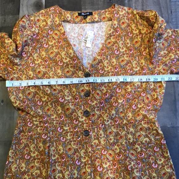 Madewell new with tags floral corduroy jumpsuit - Picture 7 of 13